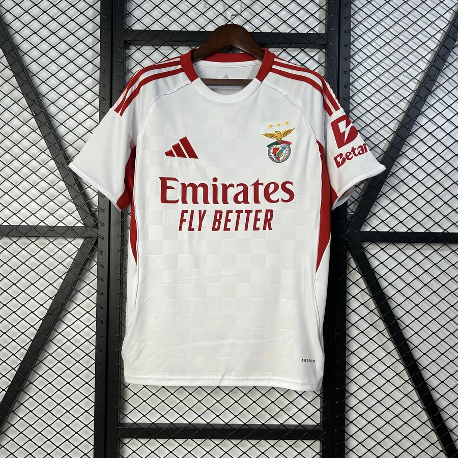 Camisola Alternativa Branca SL Benfica 2025/26