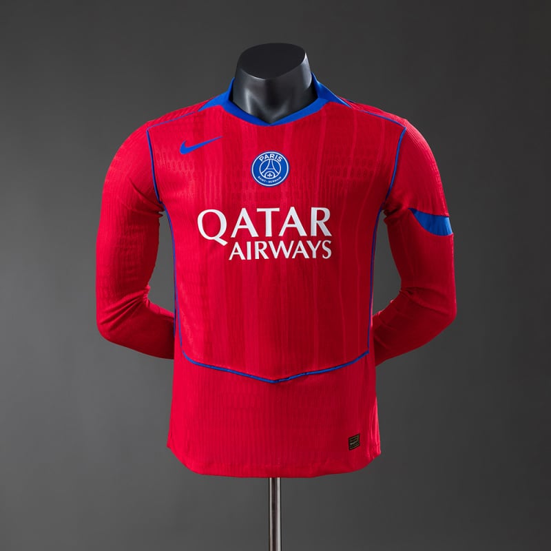 PSG 2025/26 Third Away manga-longa versão jogador