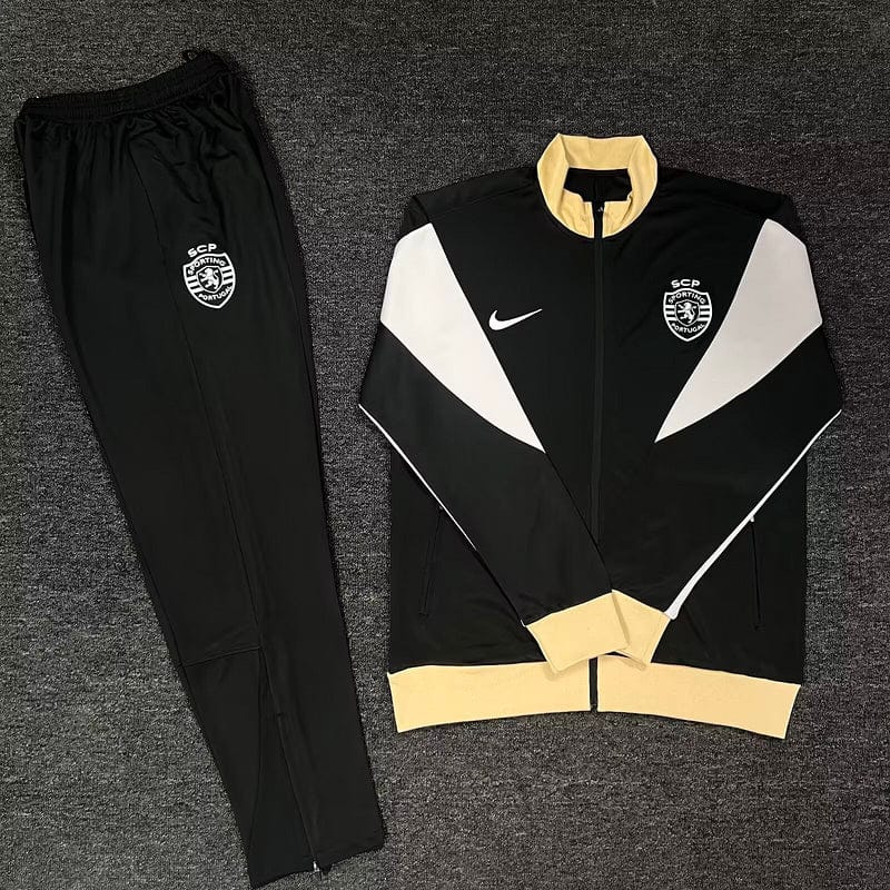 Fato de Treino Sporting CP 2024/25 Unissexo Preto